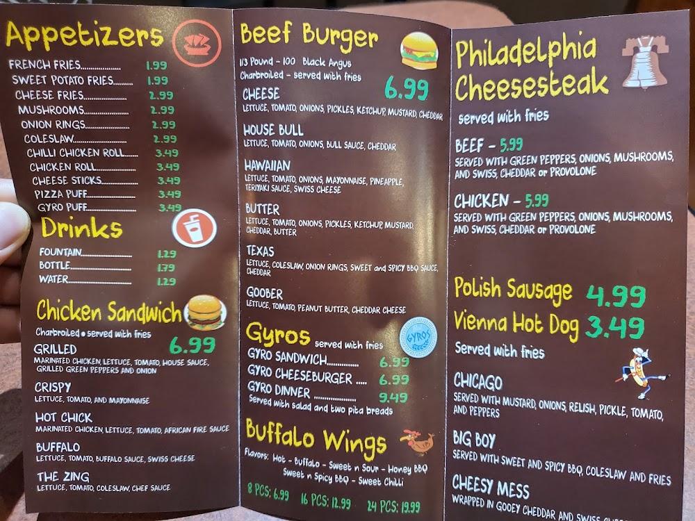 Burger Bull Restaurant Menu image 4